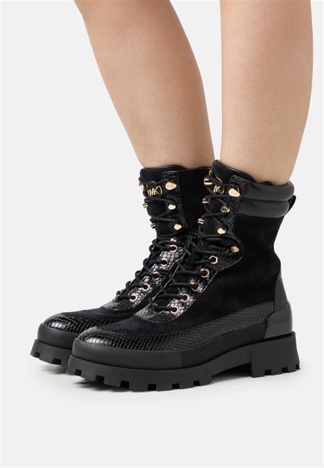 bottes noires michael kors|michael kors leather ankle boots.